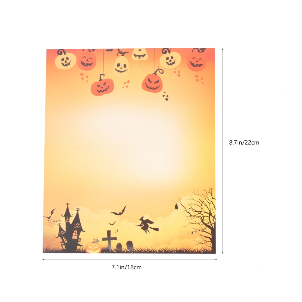 10pcs Halloween Designed Seating Cards Guest Showing Cards Multipurpose Place Cards