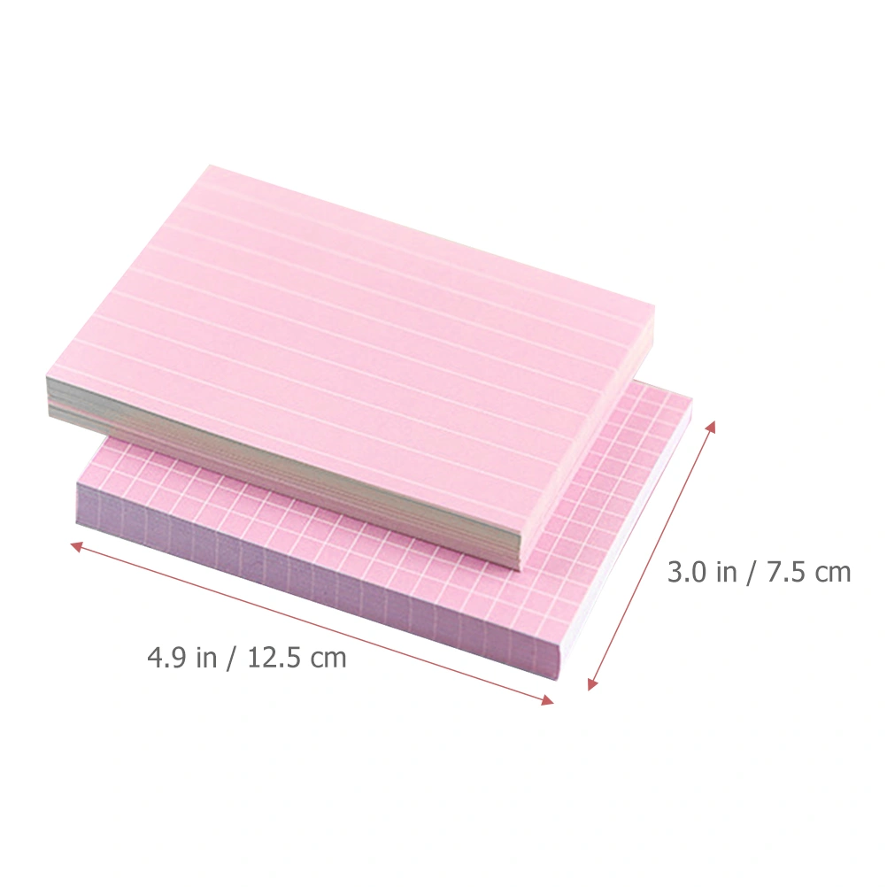 150 Pcs Memo Cards Papers Note Cards Papers Ruled Index Cards(Random Color)