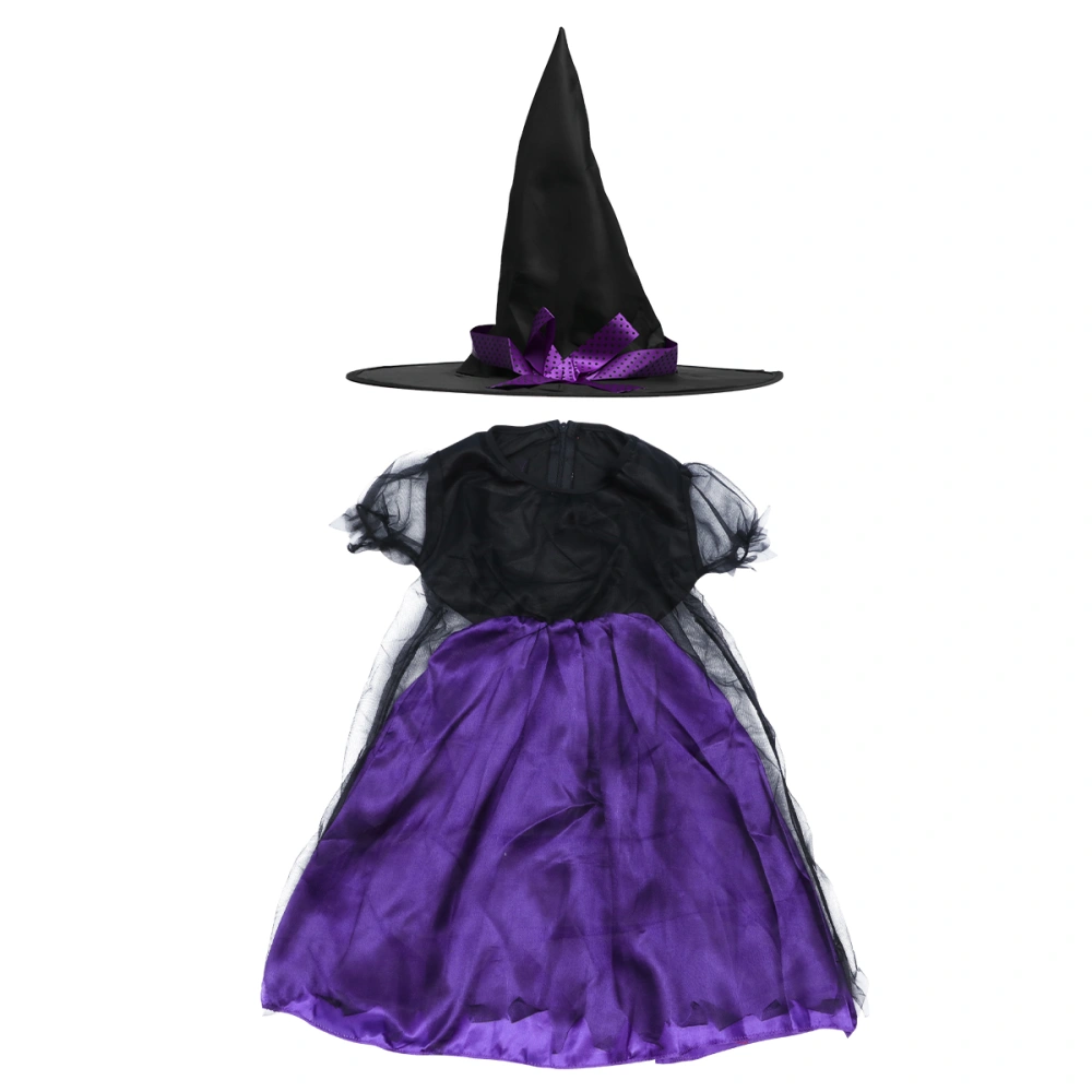 1 Set Halloween Witch Clothing Girls Dressing Costume Party Cosplay Uniform