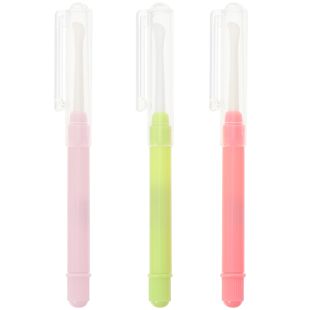 3pcs Portable Ear Pick Tools Ear Cleaning Tools  Ear Care Earpicks (Random Color)