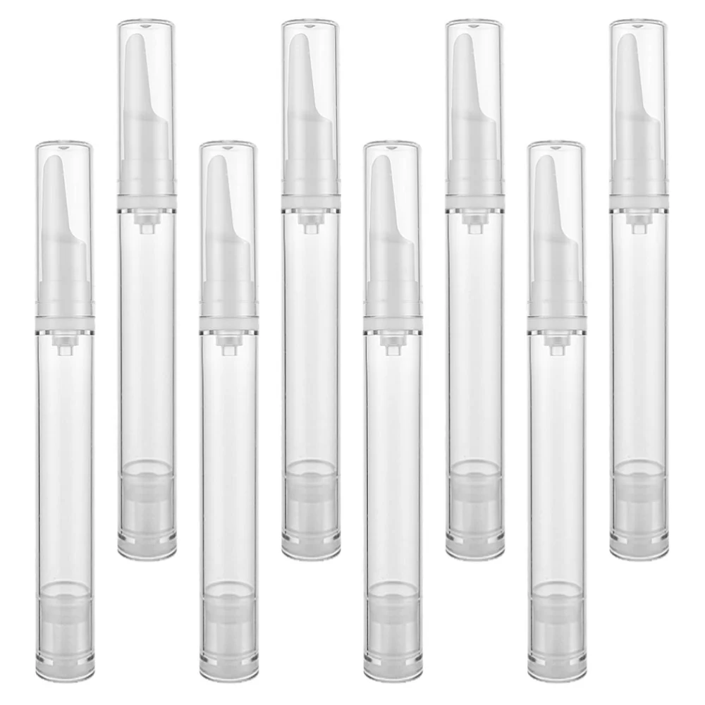 8Pcs Airless Pump Bottles Empty Eye Serum Vacuum Bottle Cosmetic Container