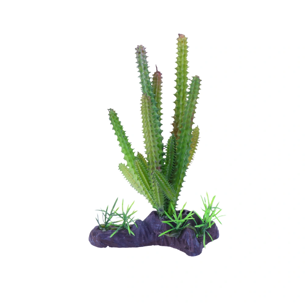 Creative Succulent Plants Artificial Plant Fish Tank Landscape Decor Plastic Plants Ornament