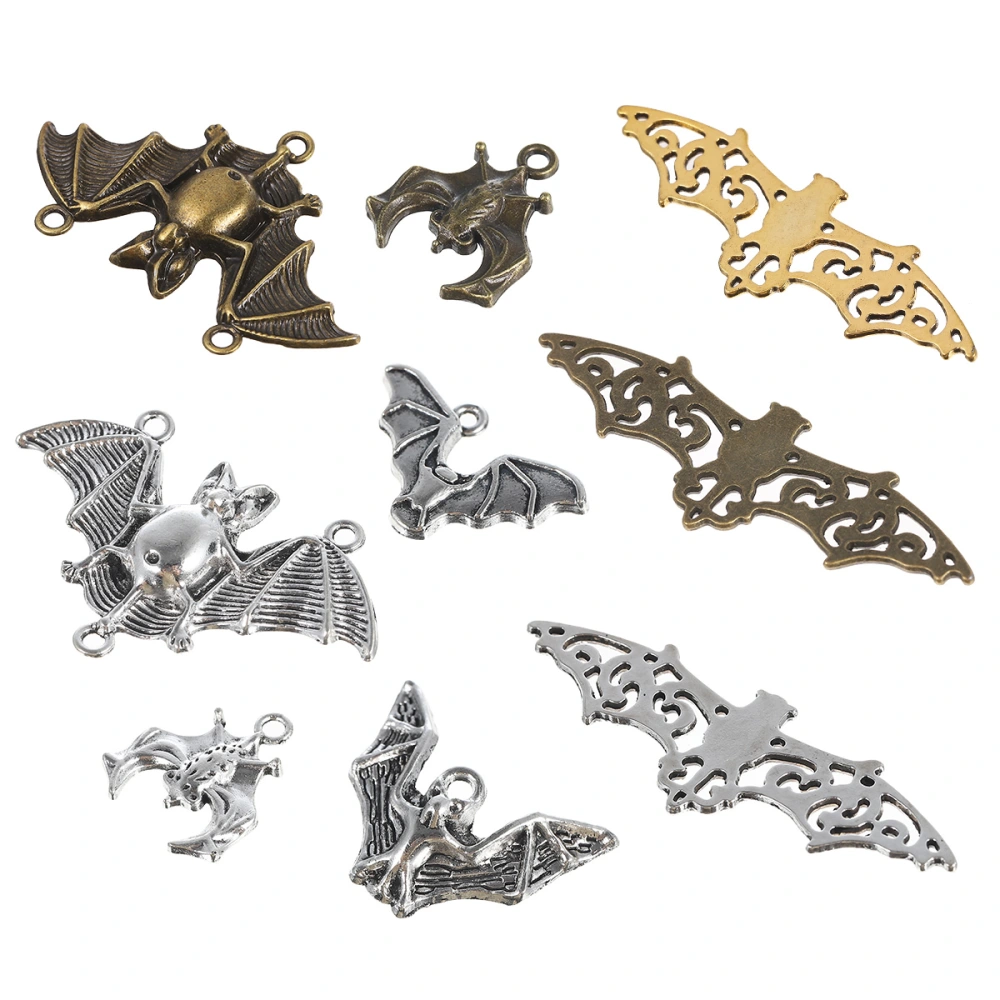 20pcs Alloy Necklace Pendant Bat Necklace Jewelry Accessories for DIY Making