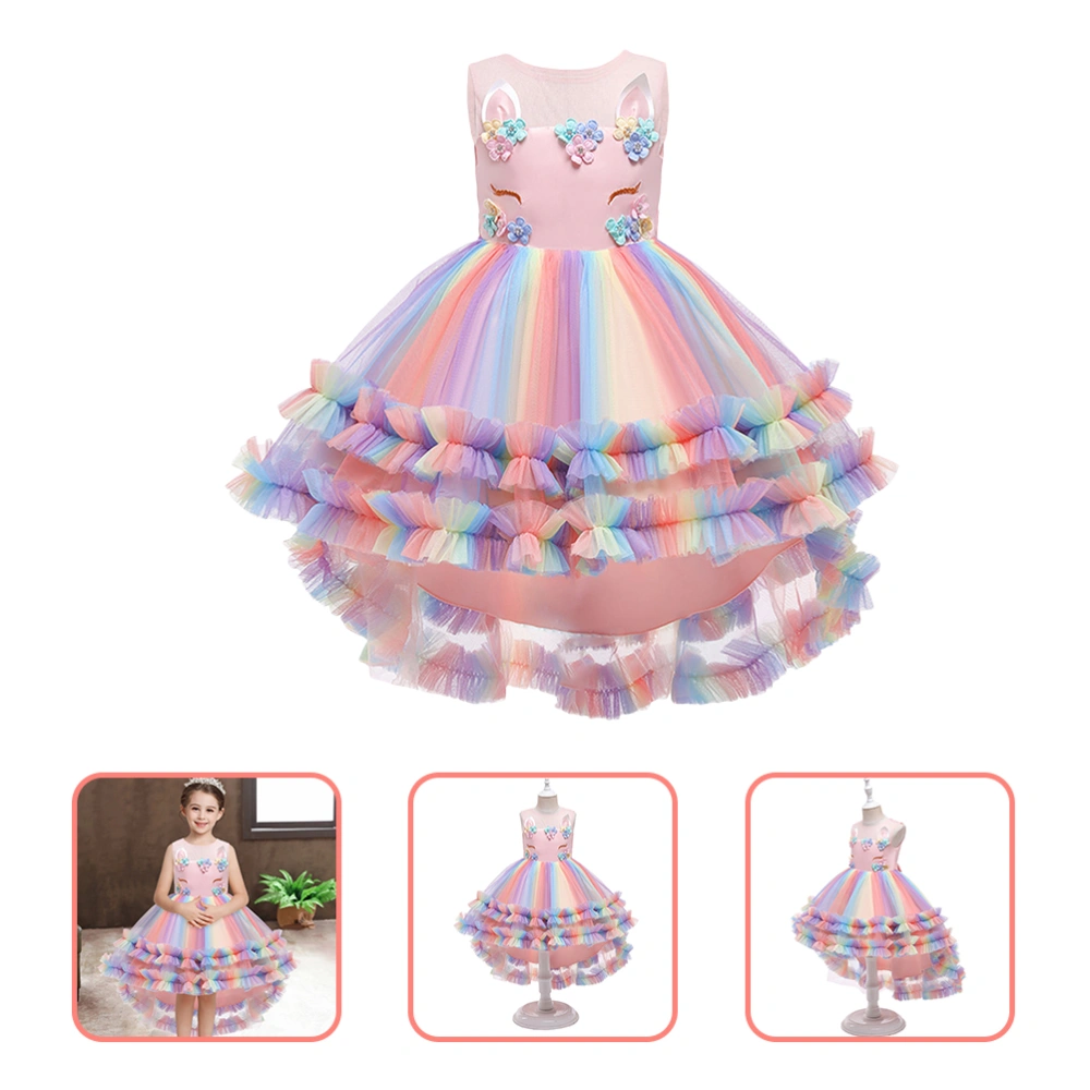 1Pc Girl Party Costume Gauze Dress Party Cosplay Skirt Kids Tutu Skirt