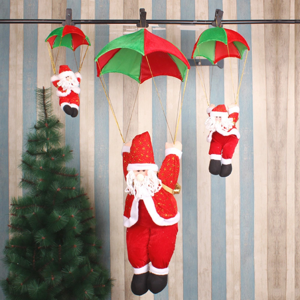 1pc Christmas Decorations Parachute Doll Skydiving Christmas Old Man Toy