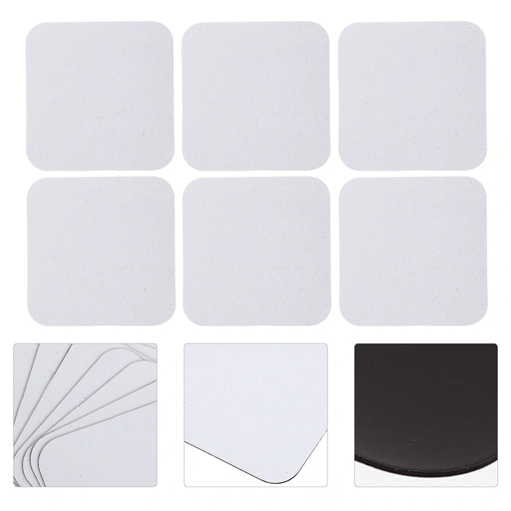 6Pcs Refrigerator Blank Magnets Sublimation Blanks Refrigerator Magnets