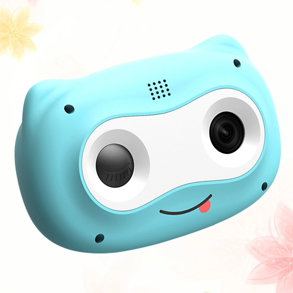 Interesting Kids Camera Funny Children Photography Camera Creative Kids Mini Camera for Boys Girls (Sky-blue, without Memory Card)