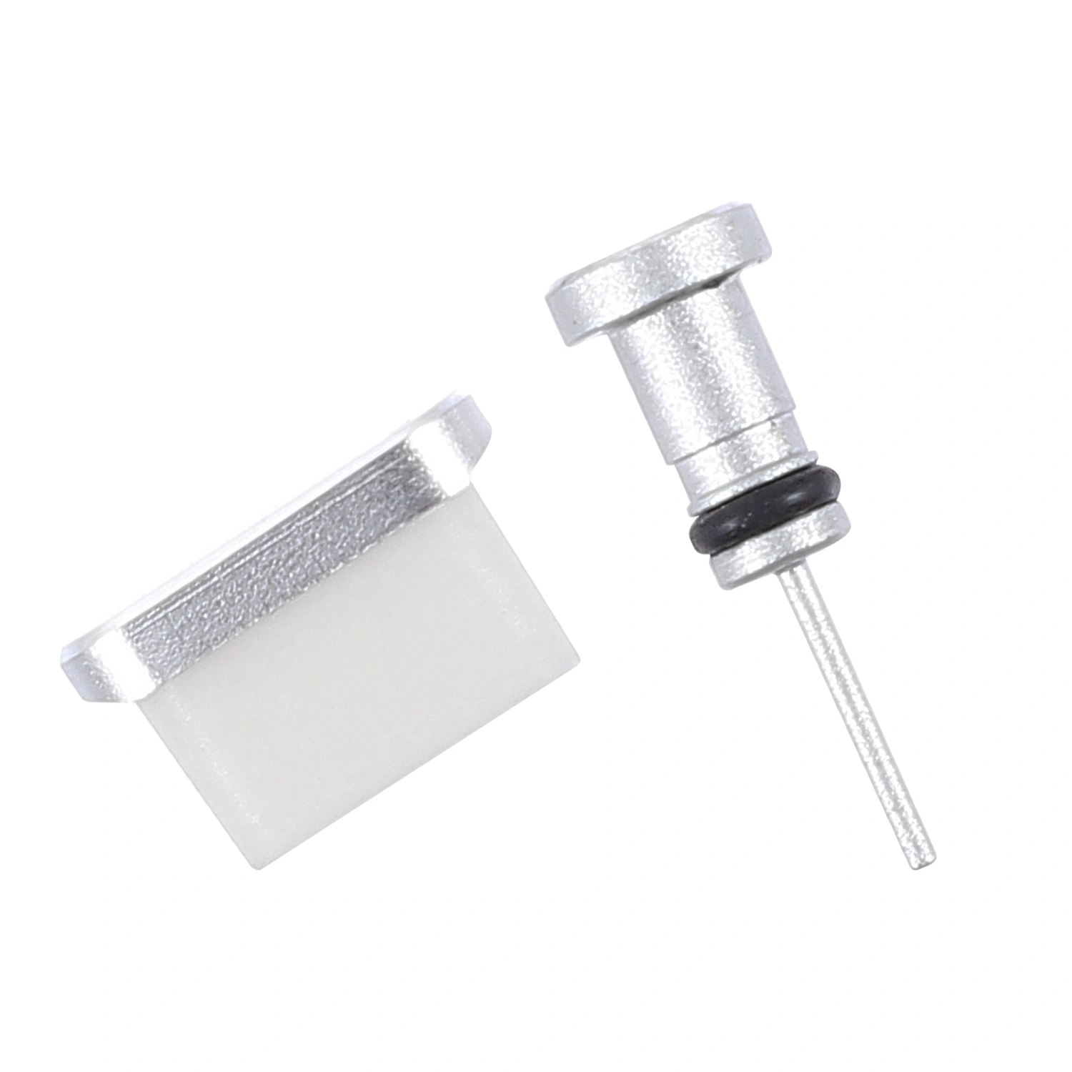 2 Pairs of Phone Dust Plug Earphone Dust Plug Sets Anti Dust Type-C Port Plugs