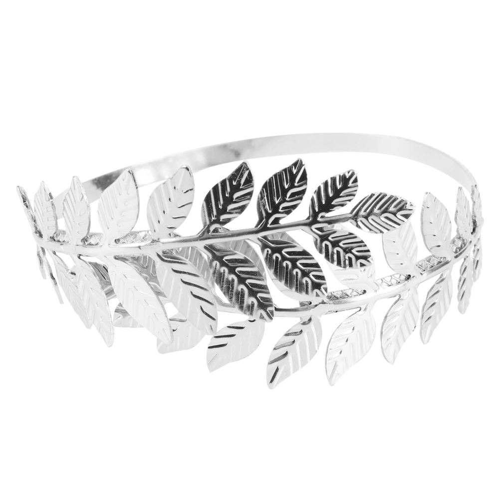 1PC Delicate Leaves Armband Bride Open Mouth Bracelet for Women Girl