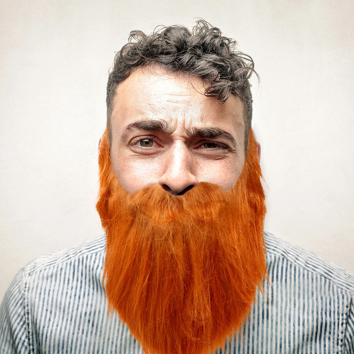 2pcs Funny Costume Beard Fake Beard Halloween Mustache Costume Party Supplies