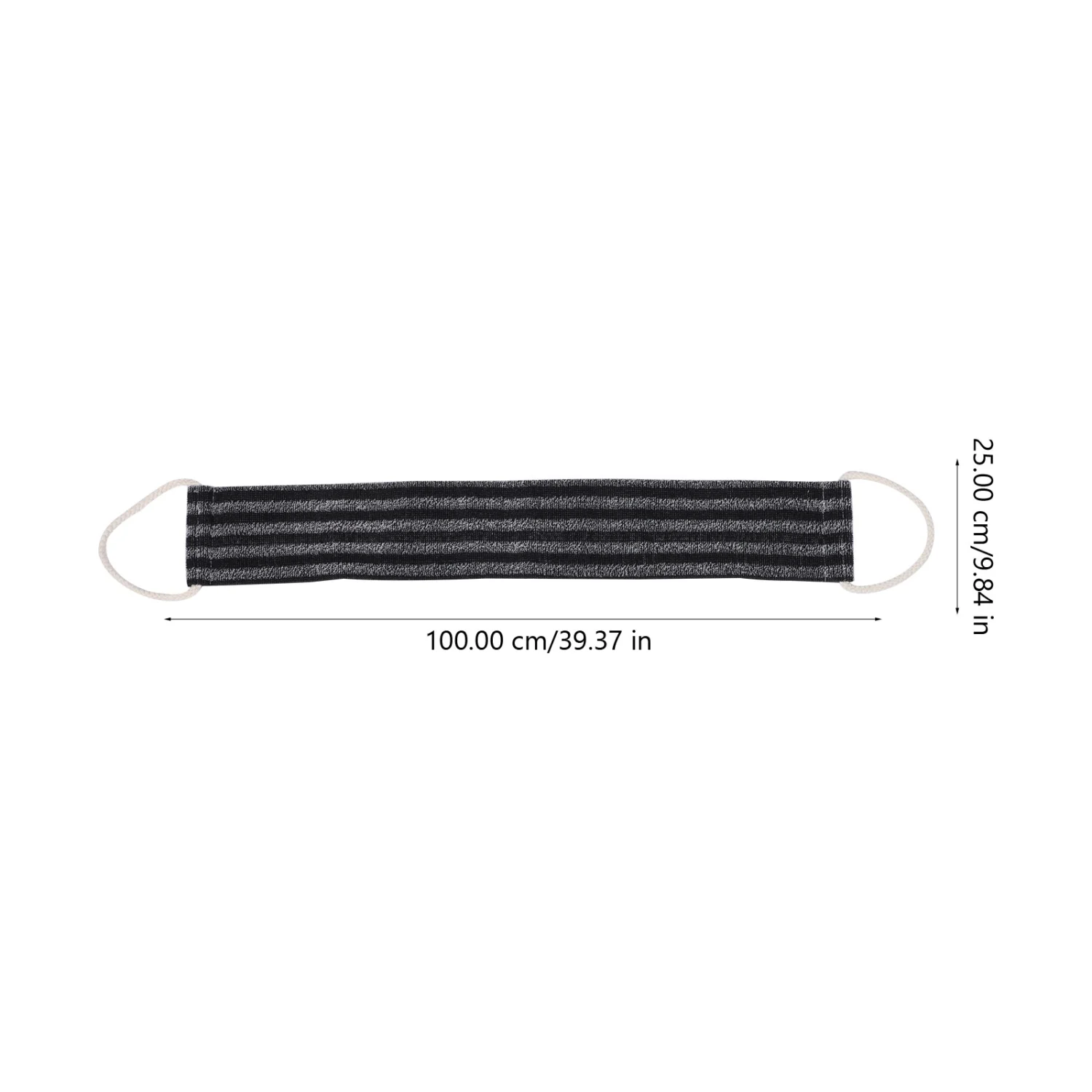 1PC Long Strip Bath Towel Jacquard Stripe Bath Towel Practical Bathing Artifact