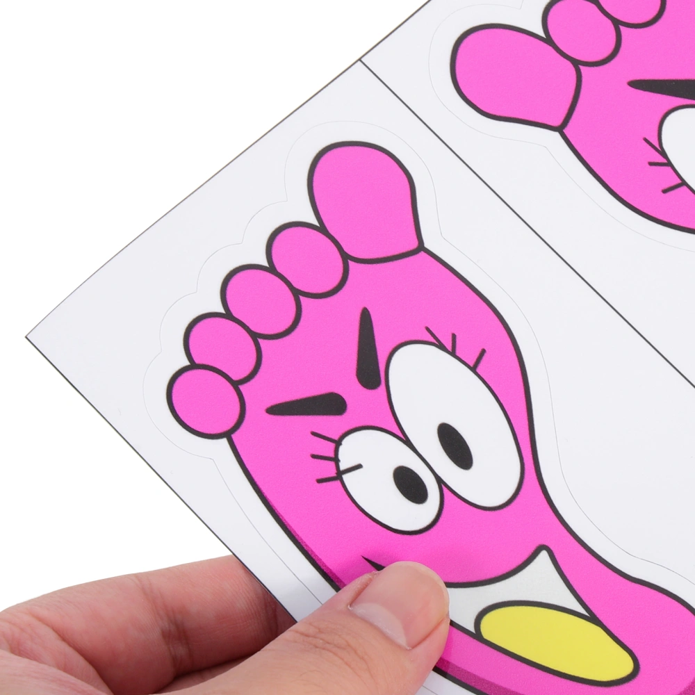 10 Pairs Footprint Floor Sticker Lovely Footprint Stickers Lovely Floor Decals Footprint Stickers