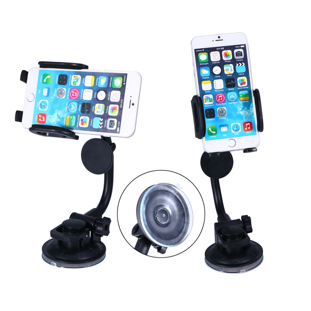 Car Phone Holder Flexible Long Arm Car Phone Mount Windshield Mount for Smartphones