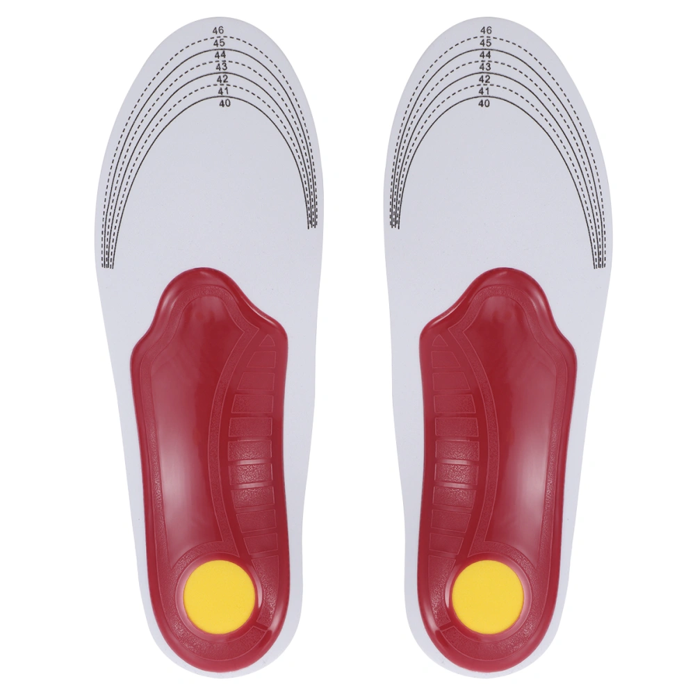 Men Flat Feet Orthotics Insoles Inside Breathable Sweat Correction Foot Pad