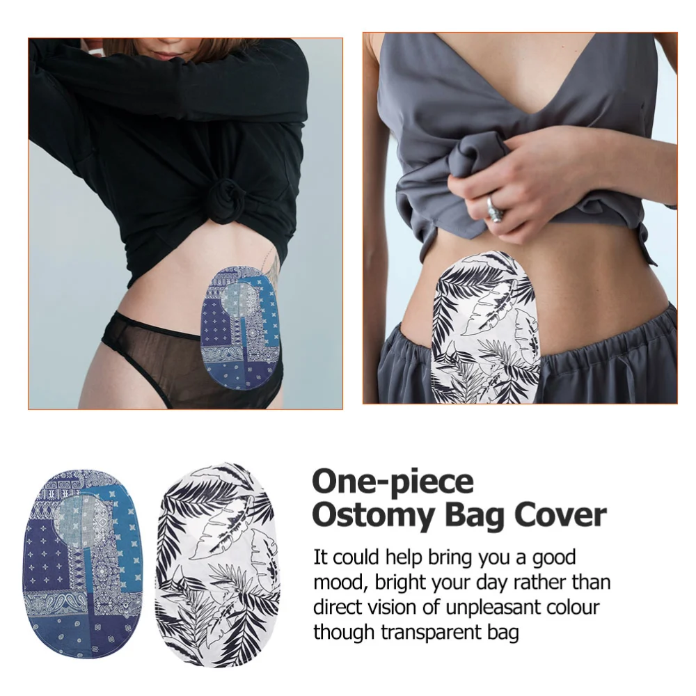 2pcs One-piece Ostomy Bag Protectors Universal Ostomy Bag Protection Covers