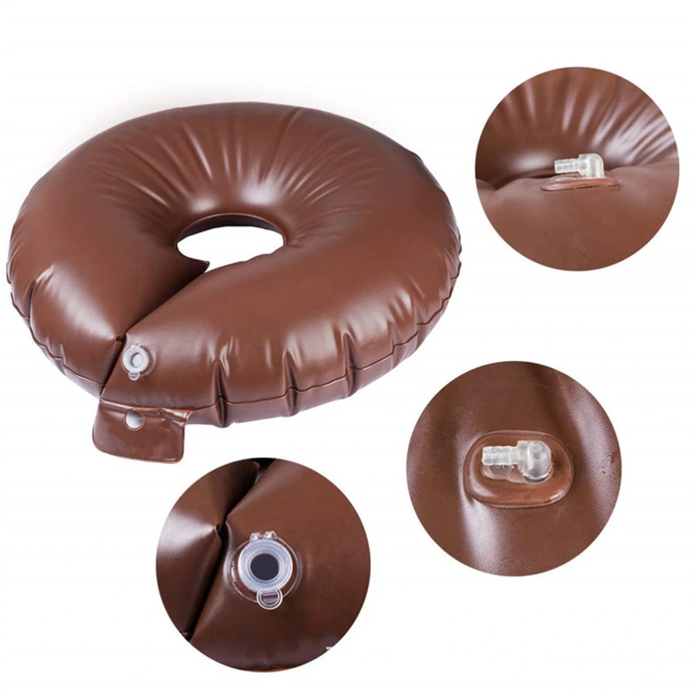 Durable Circular Drip Bag Trees Watering Bag Creative Plants PVC Round Water Drip Pouch (Brown)