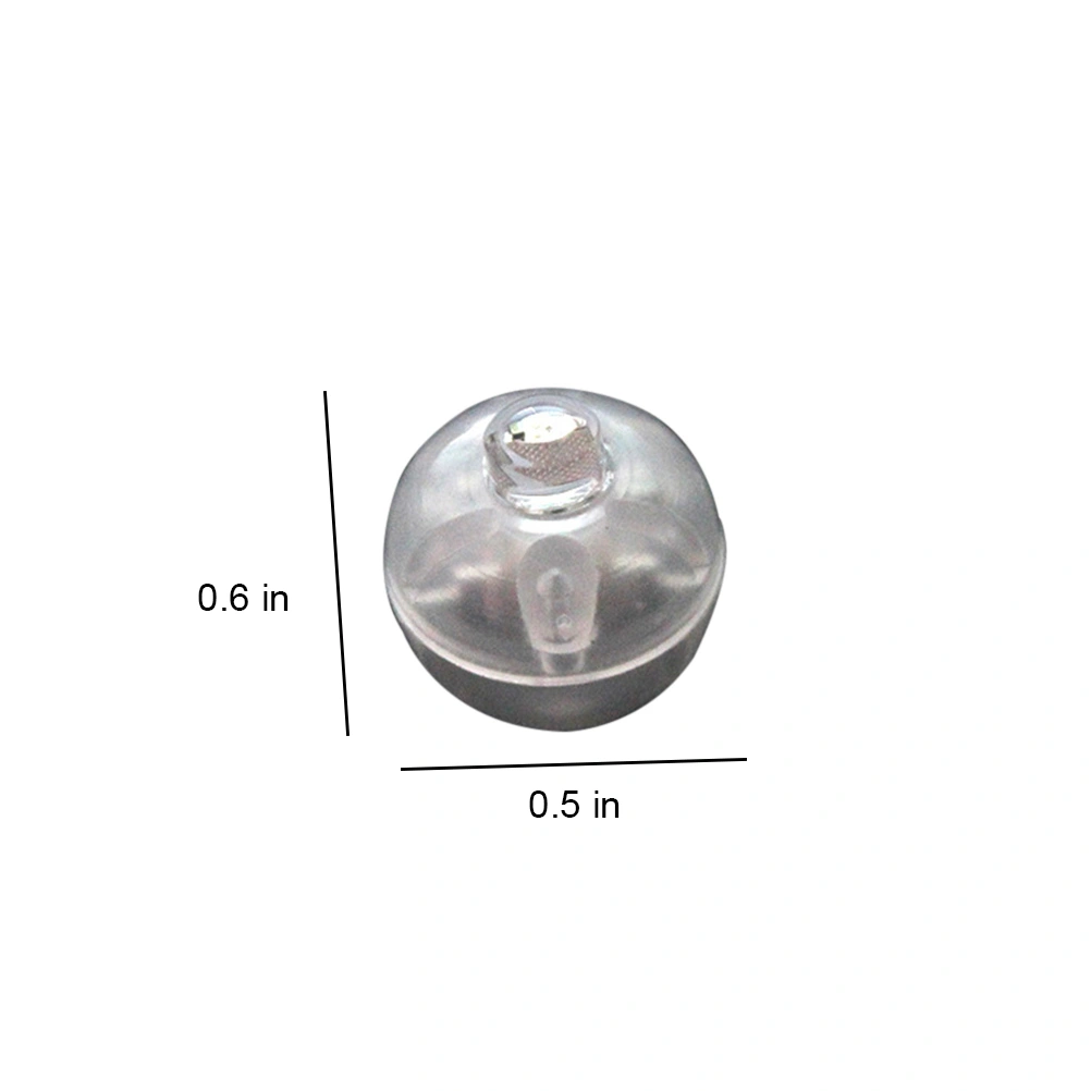 10pcs LED Round Ball Light Tumbler Balloon Lights Mini Luminous Lamps for Paper Lantern Christmas Wedding Party Decoration (Yellow Light)