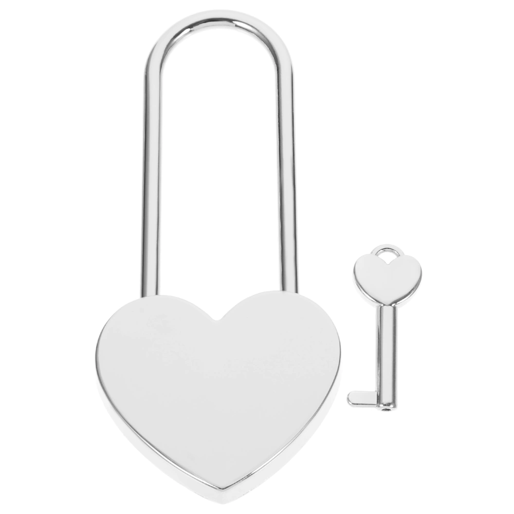 Small Heart Padlock with Key Couples Wishing Lock Jewelry Box Diary Book Lock