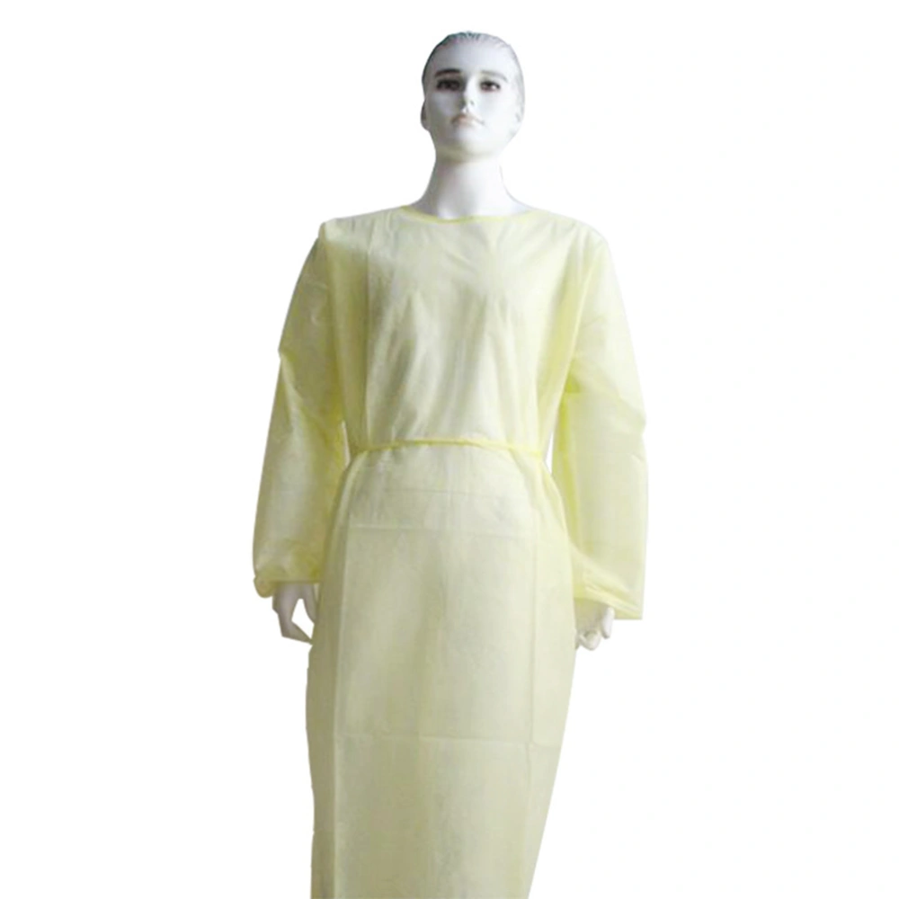 1PC Breathable Isolation Gown Safety Protection Clothes Nonwoven Coverall Visitation Clothes Labour Suit