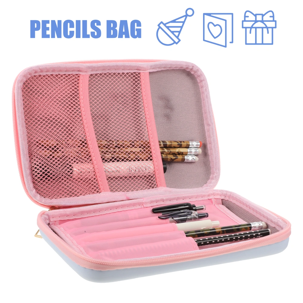 Pencil Bag Large Capacity Pencil Case Cartoon Pattern Pen Bag Zipper Design Pencil Pouch