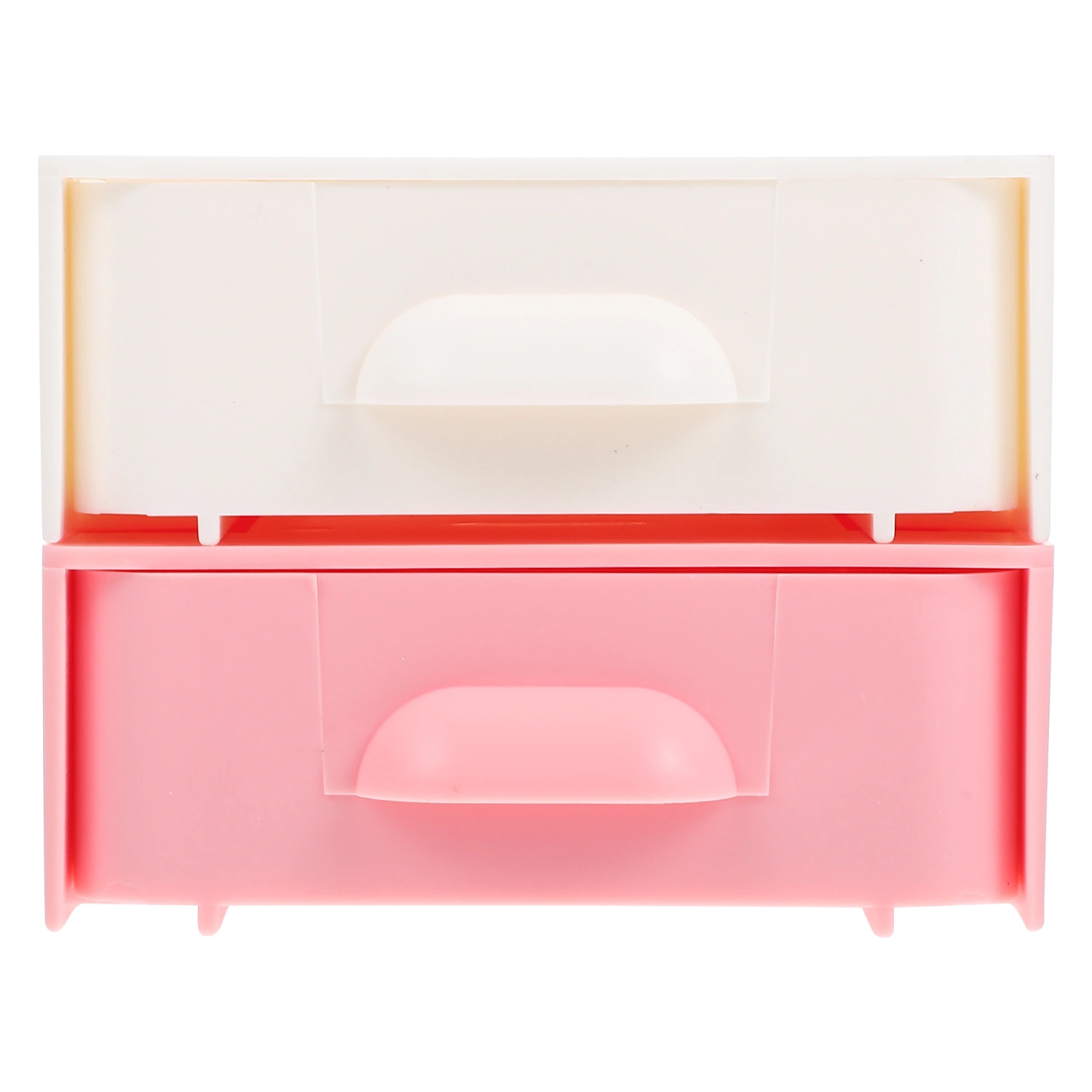 2pcs Under Table Organizer Drawer Type Box Hidden Stationery Storage Box