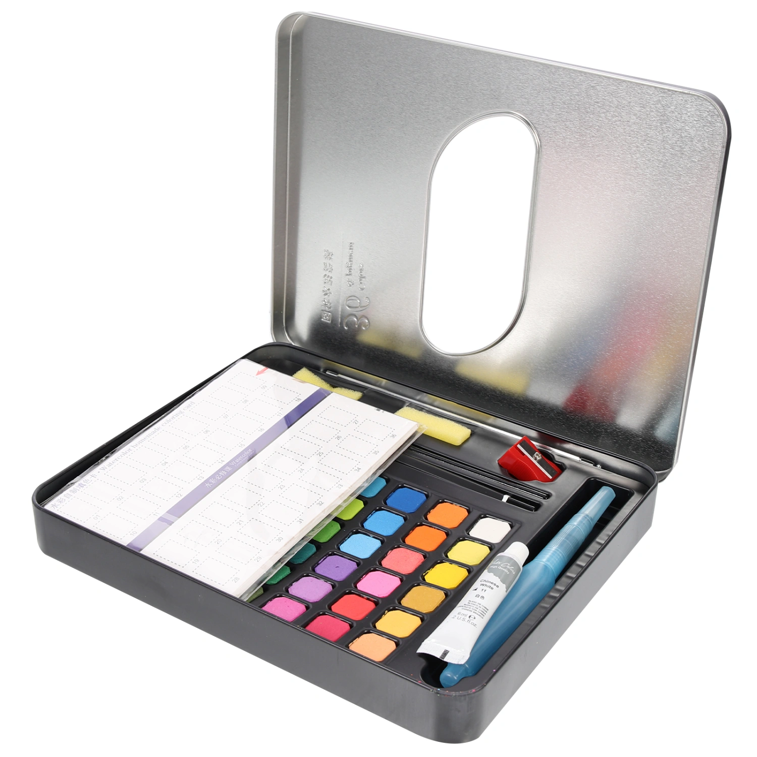 1 Set of Professional Watercolor Paint Set Graffiti Paint Pigment Kit Art Painting Tools
