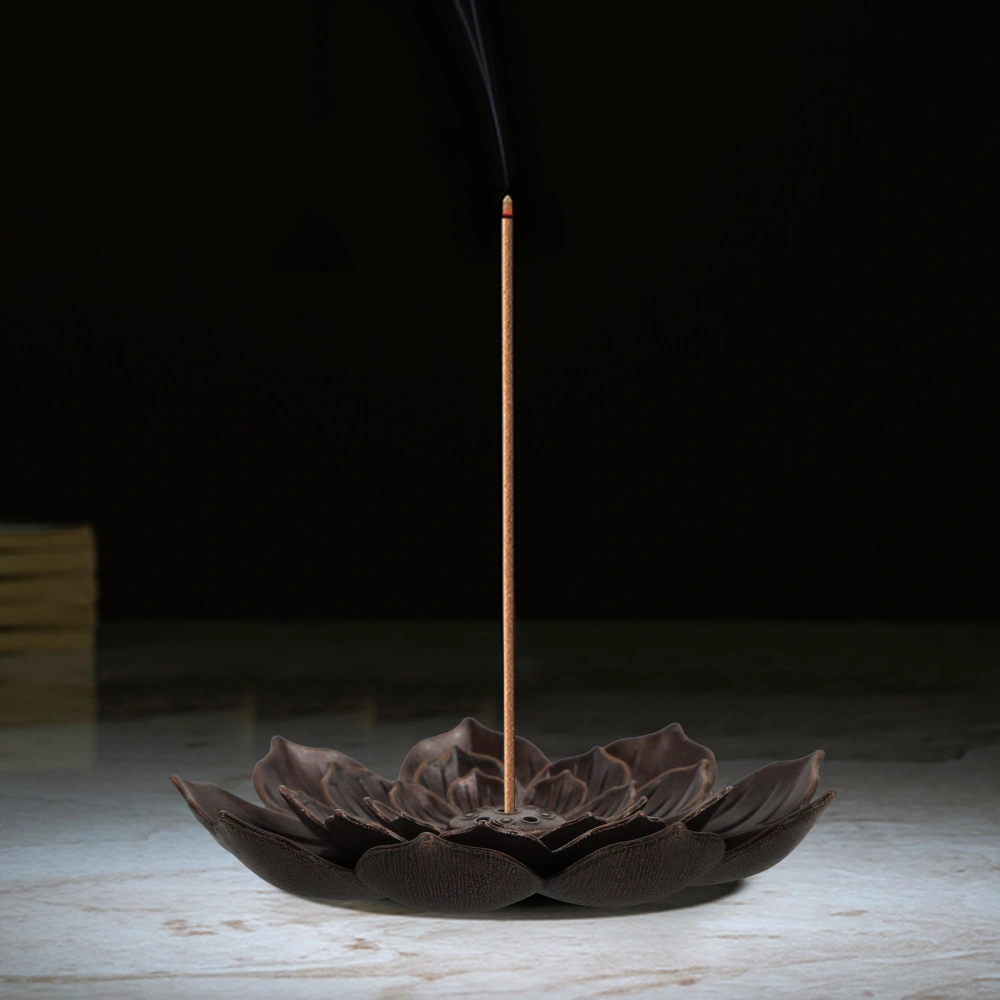 1pc Exquisite Incense Burner Vintage Zen Style Incense Burner Alloy Censer Decor