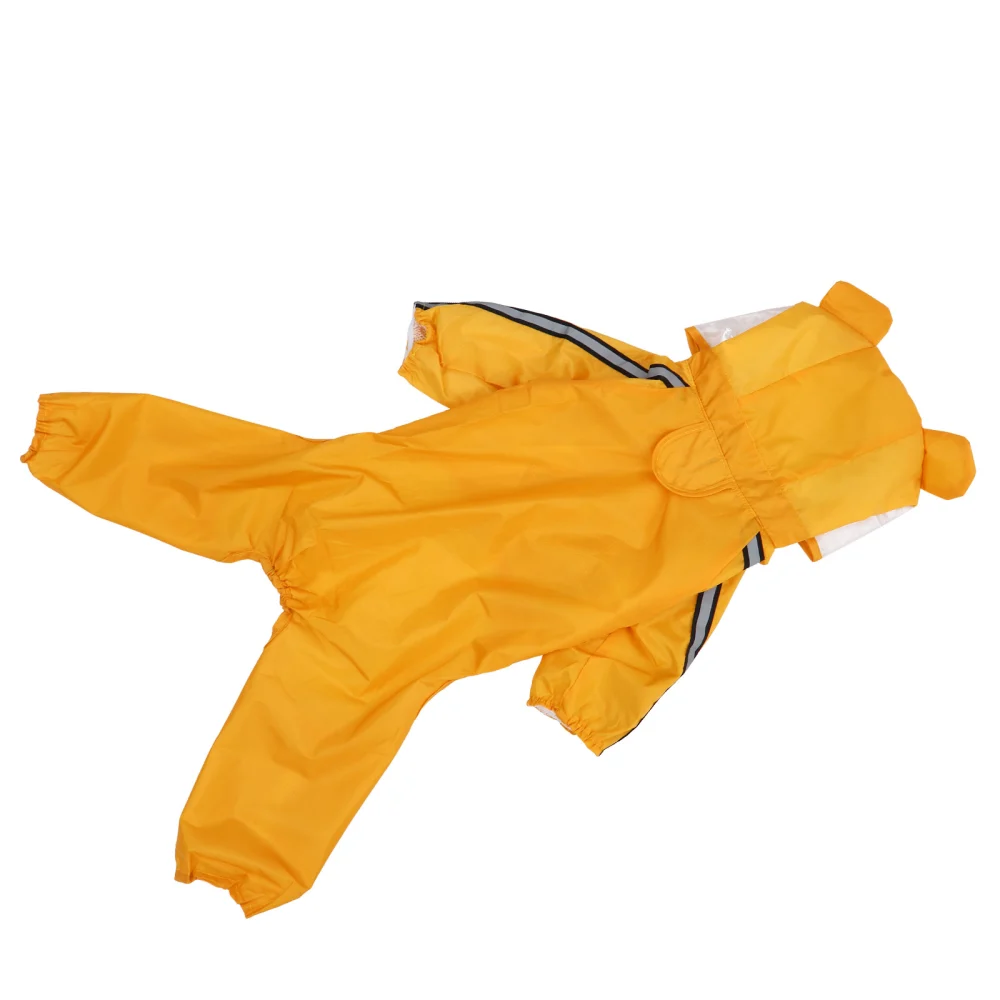 Pet Bee Shaped Rain Slicker Waterproof Hooded Raincoat Stylish Pet Raincoat