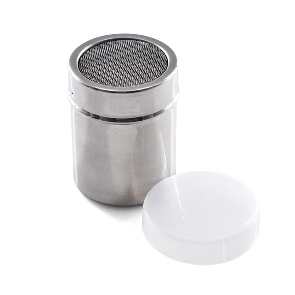 Stainless Steel Seasoning Shaker Chocolate Shaker Pepper Sugar Powder Cocoa Flour Cooking Tools Size L