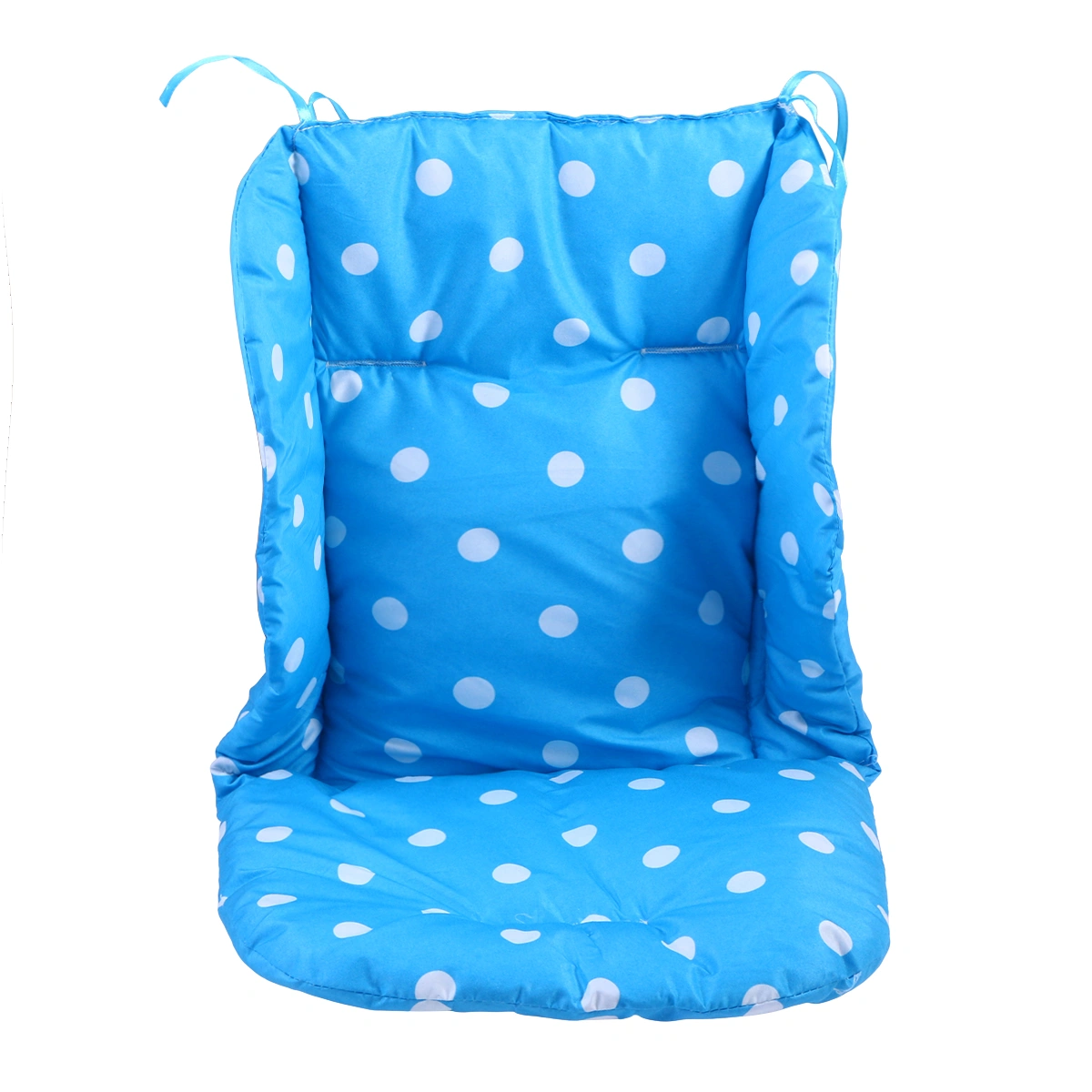 Universal Waterproof Baby Stroller Cushion Pad Dot Pattern Liner Padding Liner Pad Double Side Baby Support Pram Padding Liner Thick Mat (Blue)