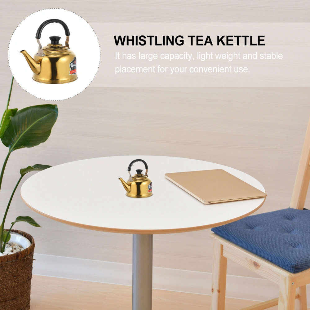 1 Pc Tea Kettle Stainless Kettle Anti-hot Handle Teapot Large Capacity Pot 1.5L