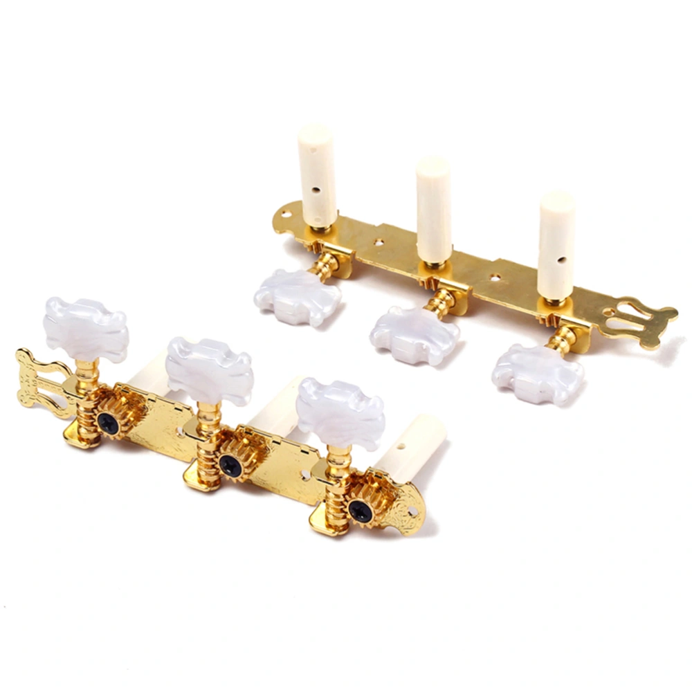 Classical Guitar Assembly Tuner Tuning Keys Pegs Machine Head (Gold)