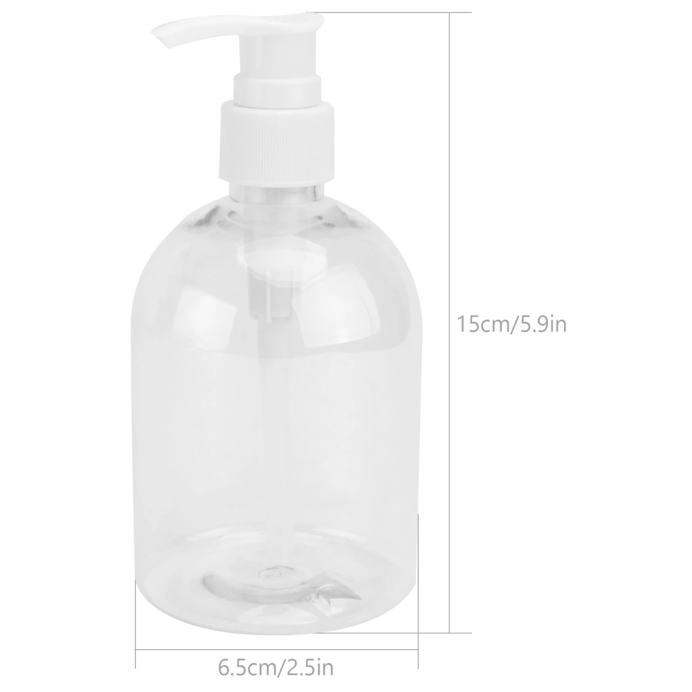 5pcs Practical Sanitizer Travel Bottles Hand Sanitizer Containers Toiletry Bottles Refillable Container (Random Color of the Pump Head)