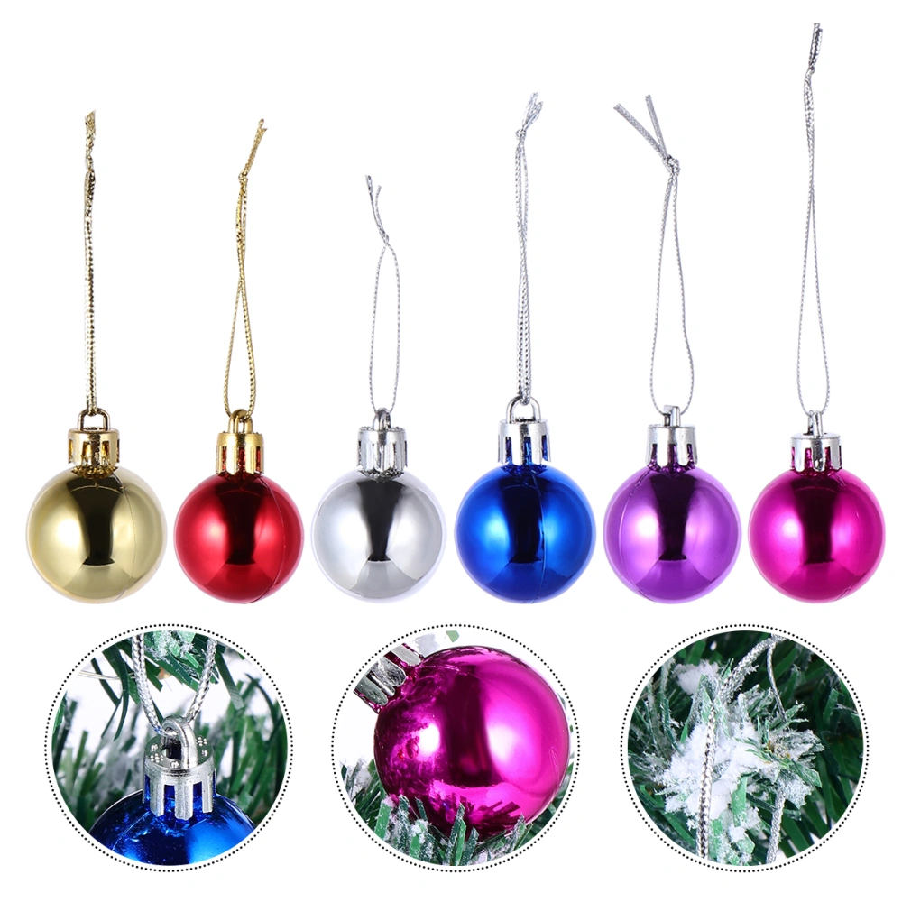 72Pcs Christmas Tree Balls Ornaments Ball Bauble Christmas Party Hanging Decors