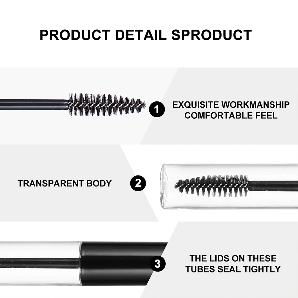 2 Sets of Empty Plastic Dropper Bottles Essential Eyeliner Dropper Bottles Portable Dropper Bottles
