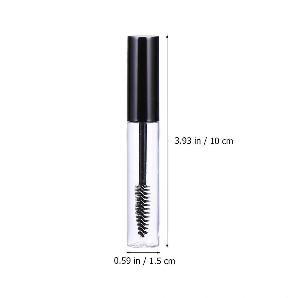2 Sets of Empty Plastic Dropper Bottles Essential Eyeliner Dropper Bottles Portable Dropper Bottles