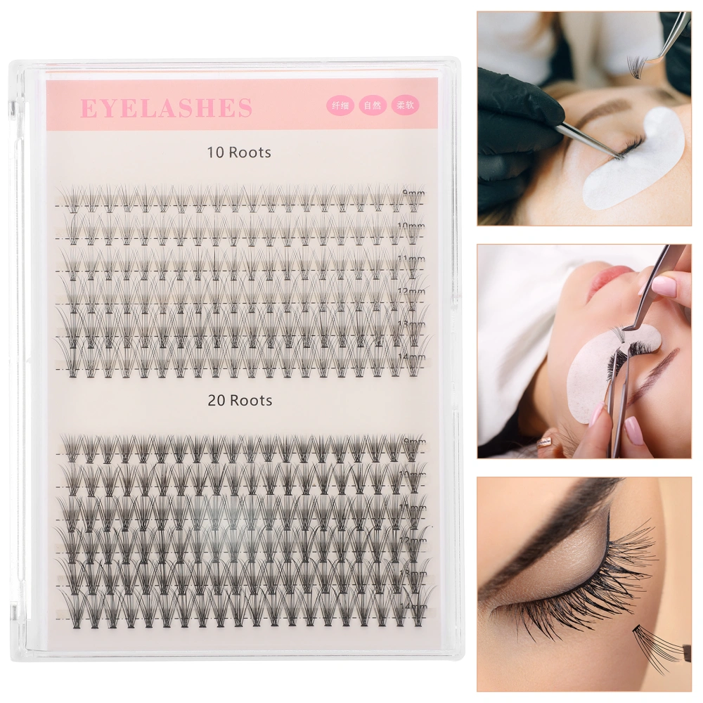 1 Box Fiber Fake Eyelashes Lash Extension Material Eyelash Decoration Girls Eyelashes