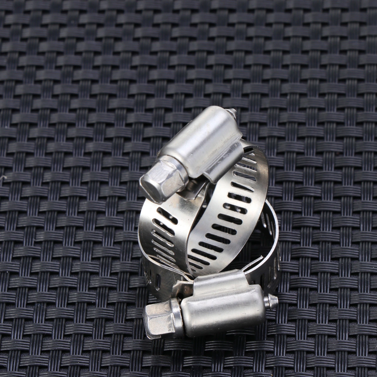 10 Pcs Heavy Duty Adjustable Stainless Steel Worm Gear Hose Clamps Miniature Power-Seal Worm-Drive Kit 14mm-27mm
