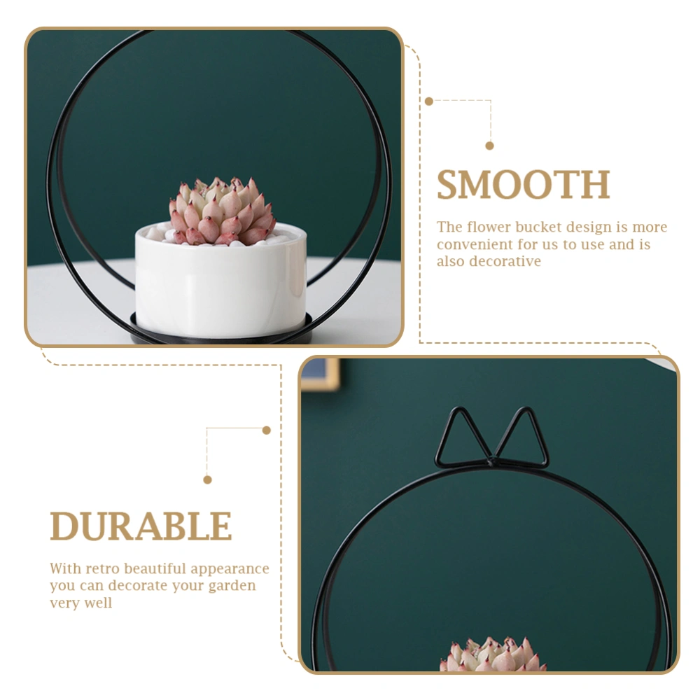 1 Set of Nordic Style Succulent Pot Tea Table Flowerpot Holder for Home Succulent Pot