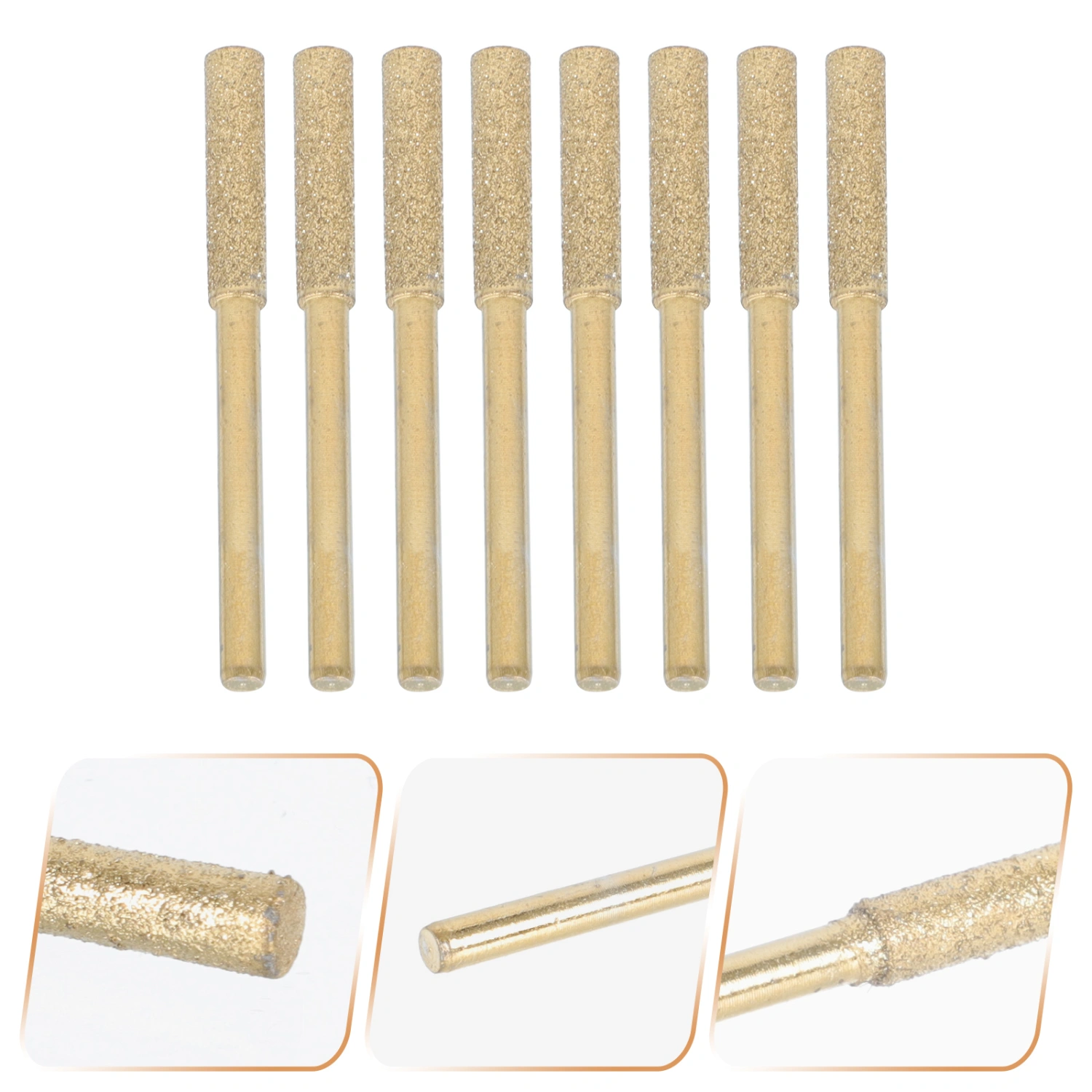 8 Pcs Titanium Plated Diamond Sharpening Wheels Electric Chainsaw Sharpener Files