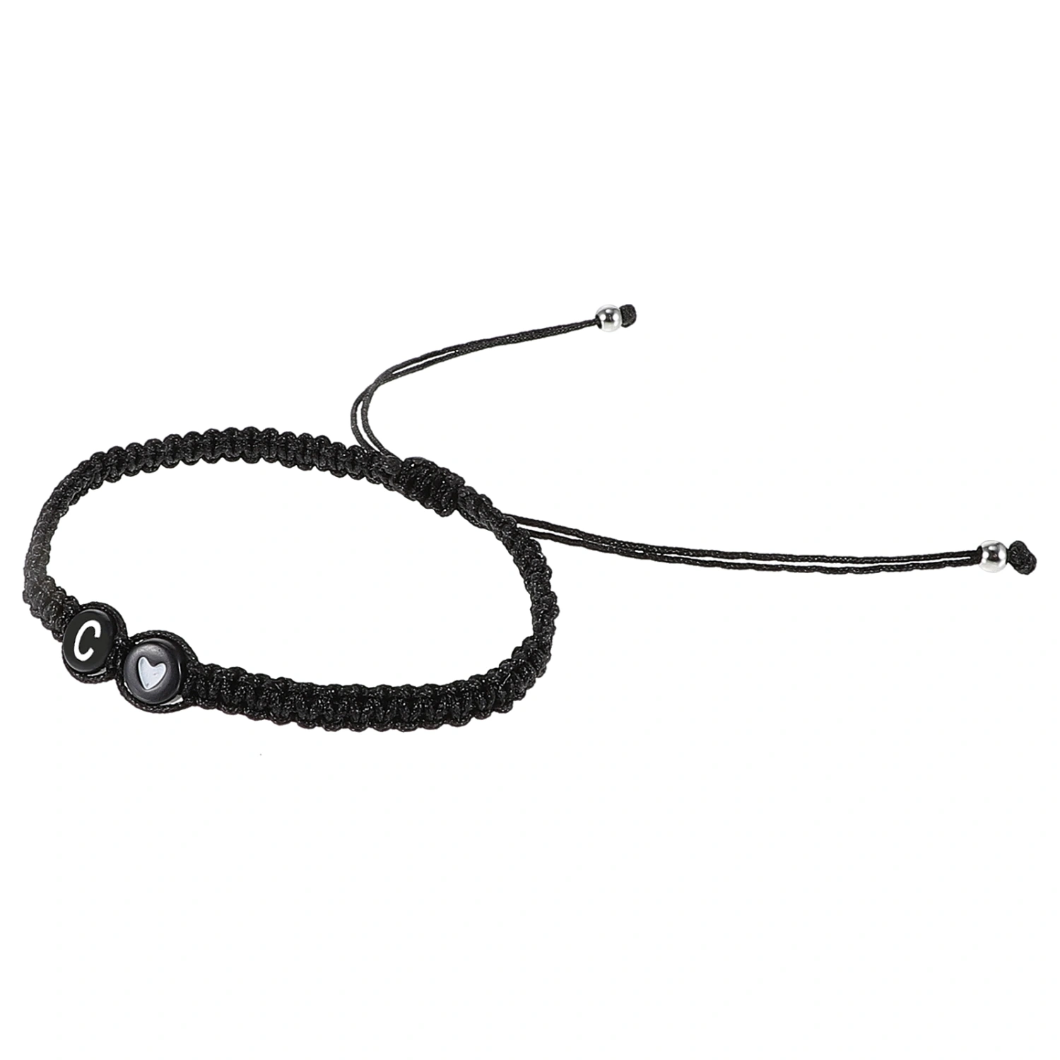 Initial Bracelets Adjustable Braided Bracelet Friendship Couples Bracelets