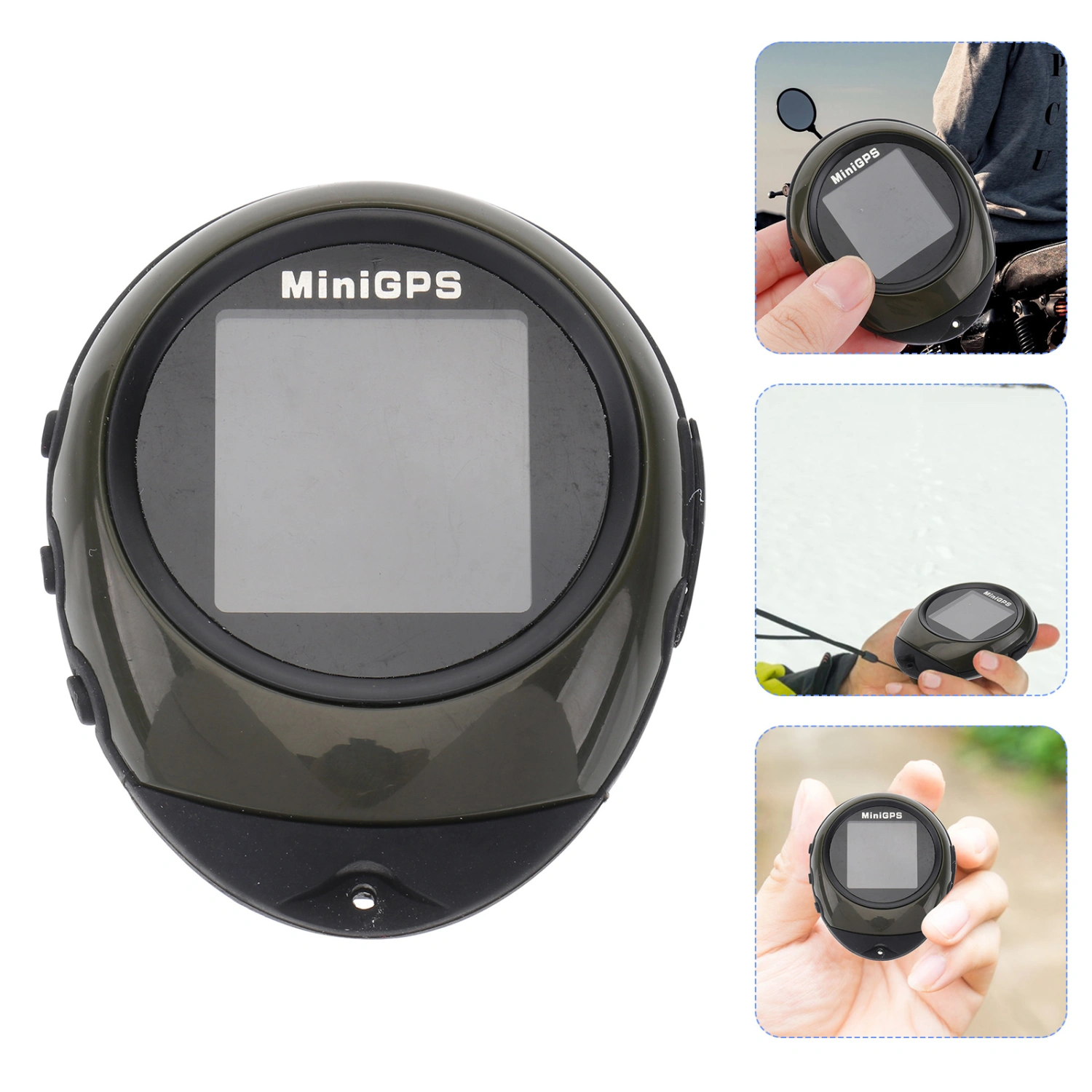 Mini Handheld GPS Receiver and Location Finder with Keychain USB Rechargeable for Outdoor Travel