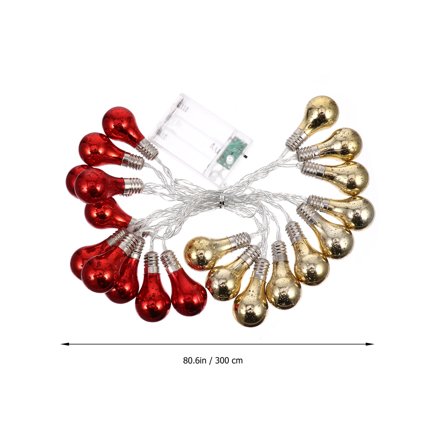 1Pc LED Light Lamp String Christmas String Light Xmas Ball Lamp Decor Light