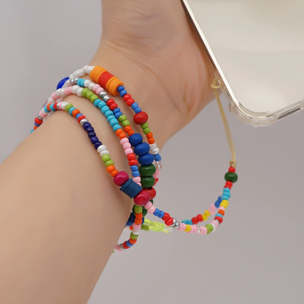 Long Phone Lanyard Phone Wrist Strap Beaded Phone Lanyard Lovely Phone Charm