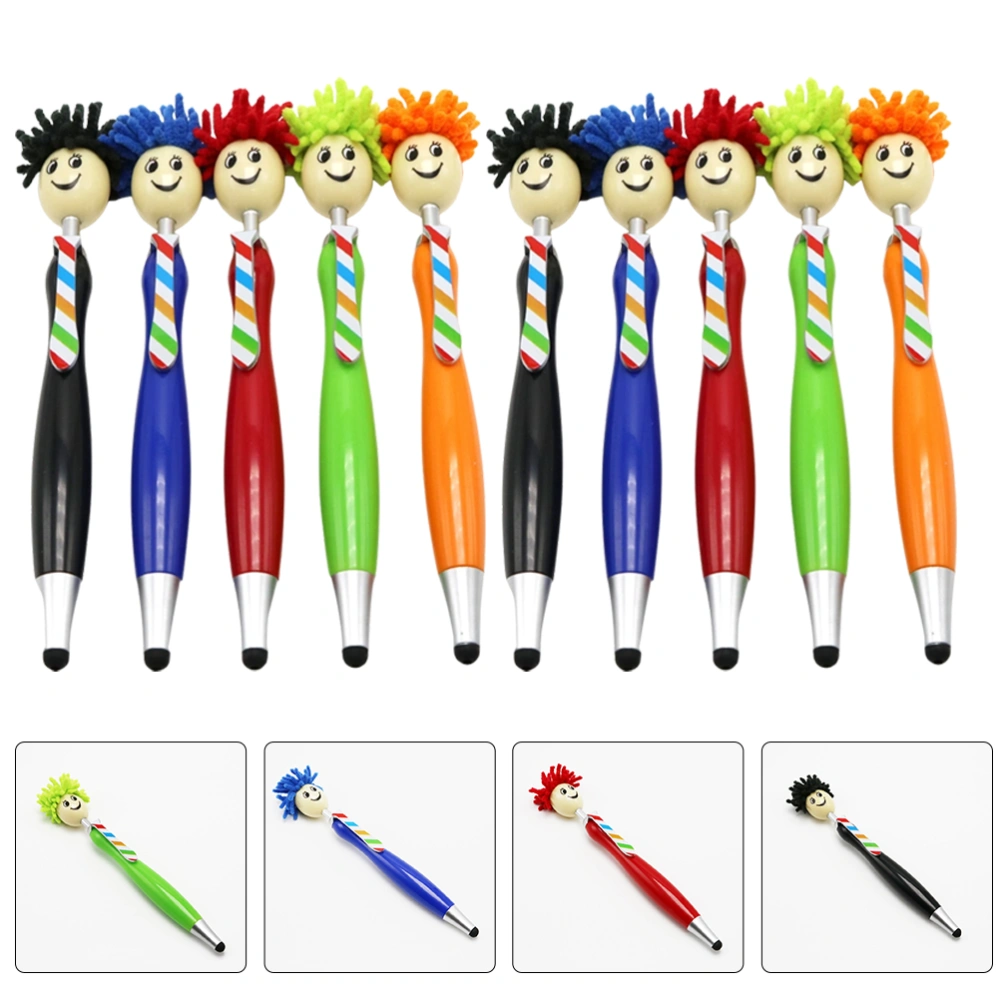 24Pcs Screen Touch Pen Mobile Phone Pen Cartoon Stylus Ball-point Pen for Gift