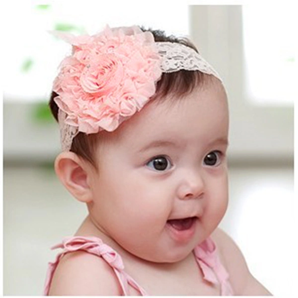 3 Colors Infant Baby Girls Sweet Rose Flowers Decor Elastic Headband Hair Band Hair Accessories Photo Props