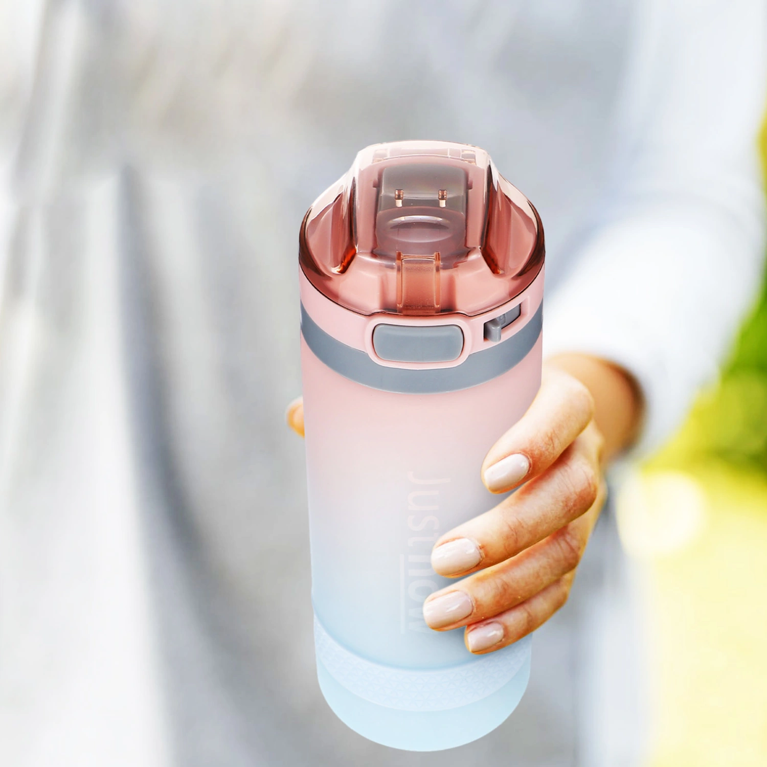 Fitness Sports Water Bottle Portable Water Bottle Outdoor Drink Bottle Household Water Container