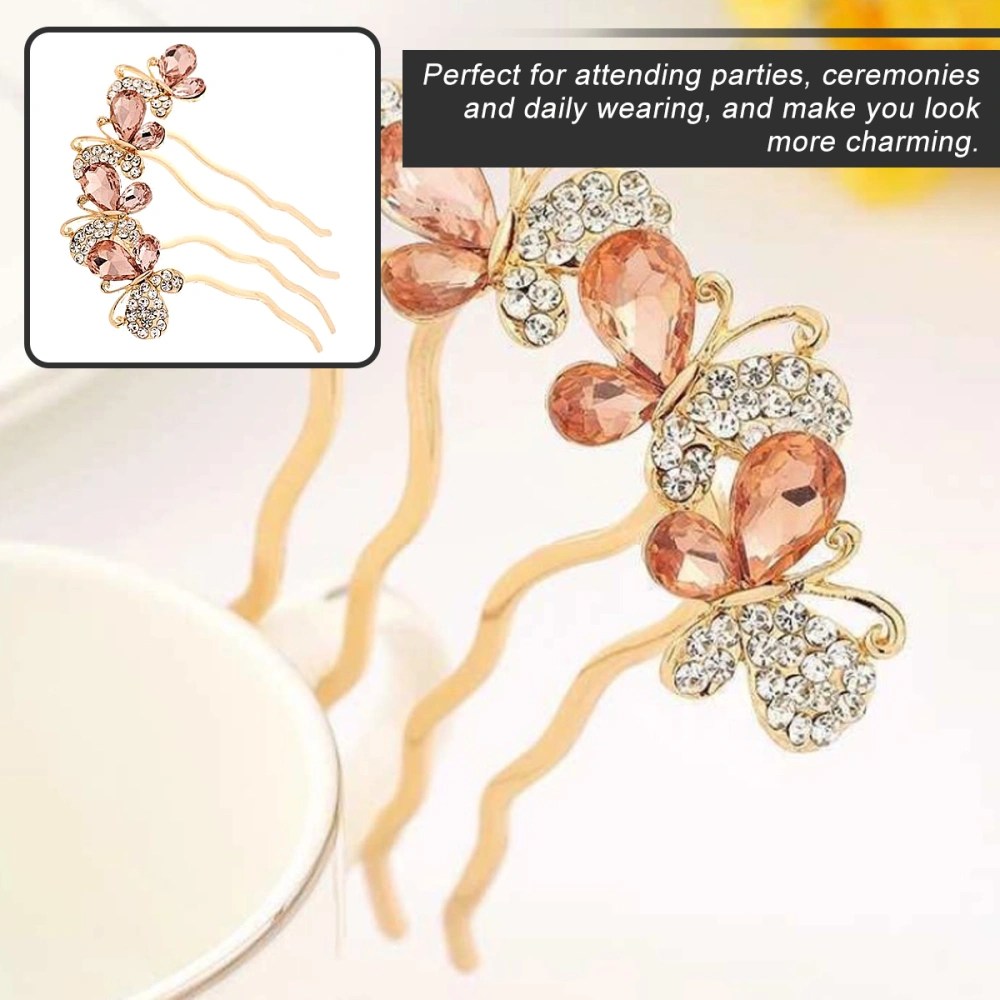 Butterflies Hair Stick Retro Hairpin Classical Hair Fork Chinese Style Headdress