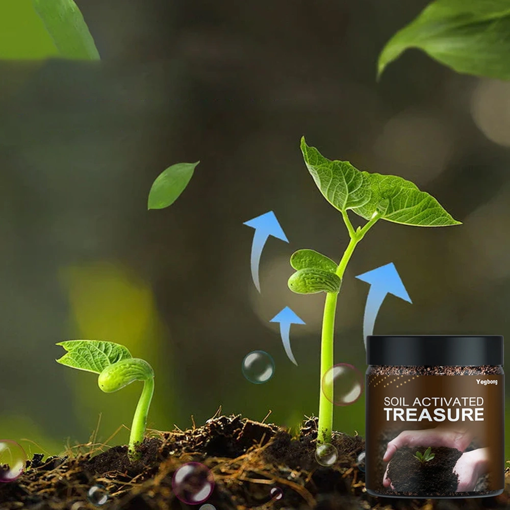 3 Boxes of Soil Activated Treasure Premium Soil Activators Garden Supply