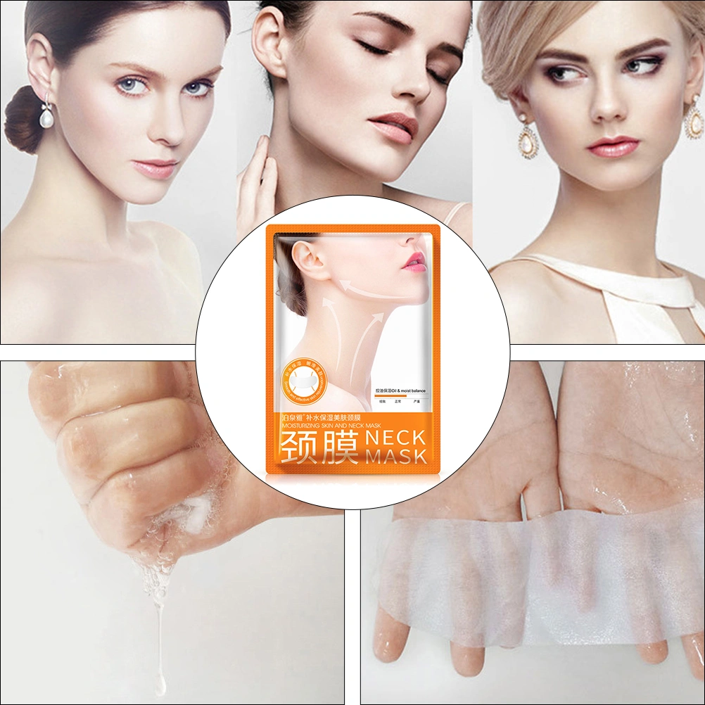 1 Set of 10 Pcs Durable Moisturize Neck Mask White Neck Cream Skin Care